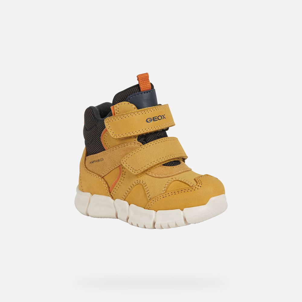 Botas Geox Bebe Marrom - Flexyper Abx Boy - MKQWN4739